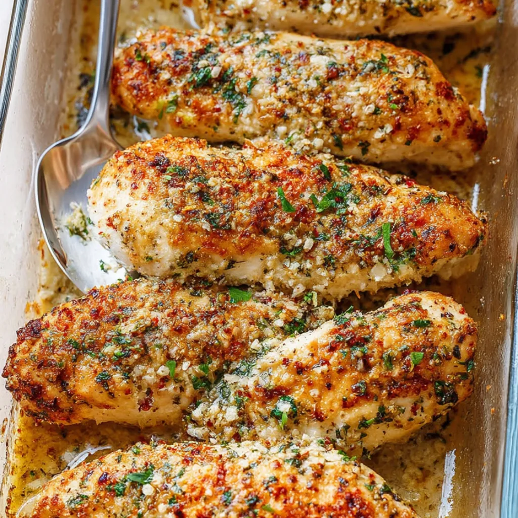 Garlic Parmesan Chicken Bake
