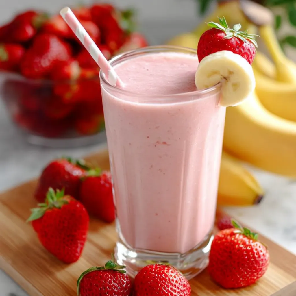Strawberry Banana Smoothie