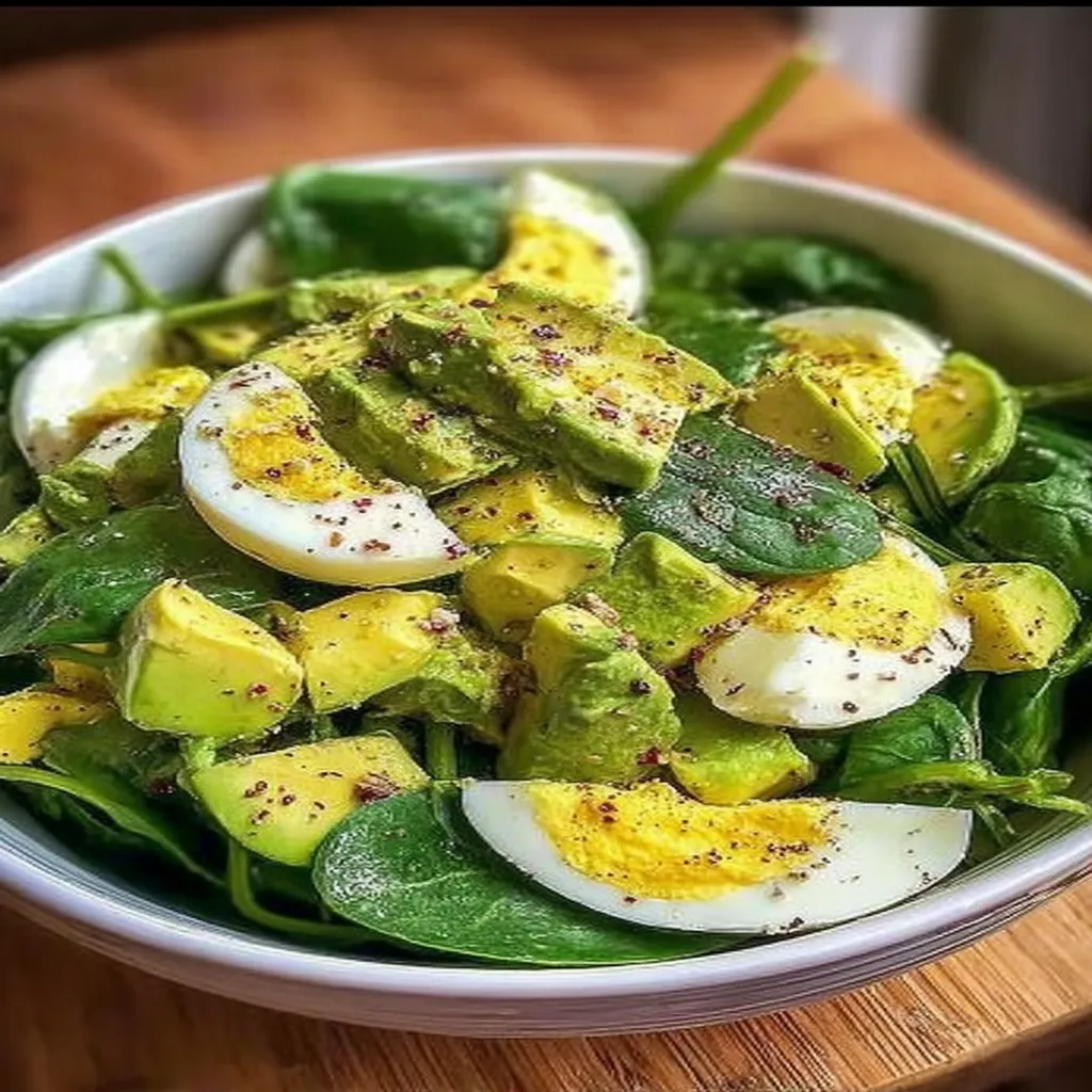 Avocado and Spinach Egg Salad