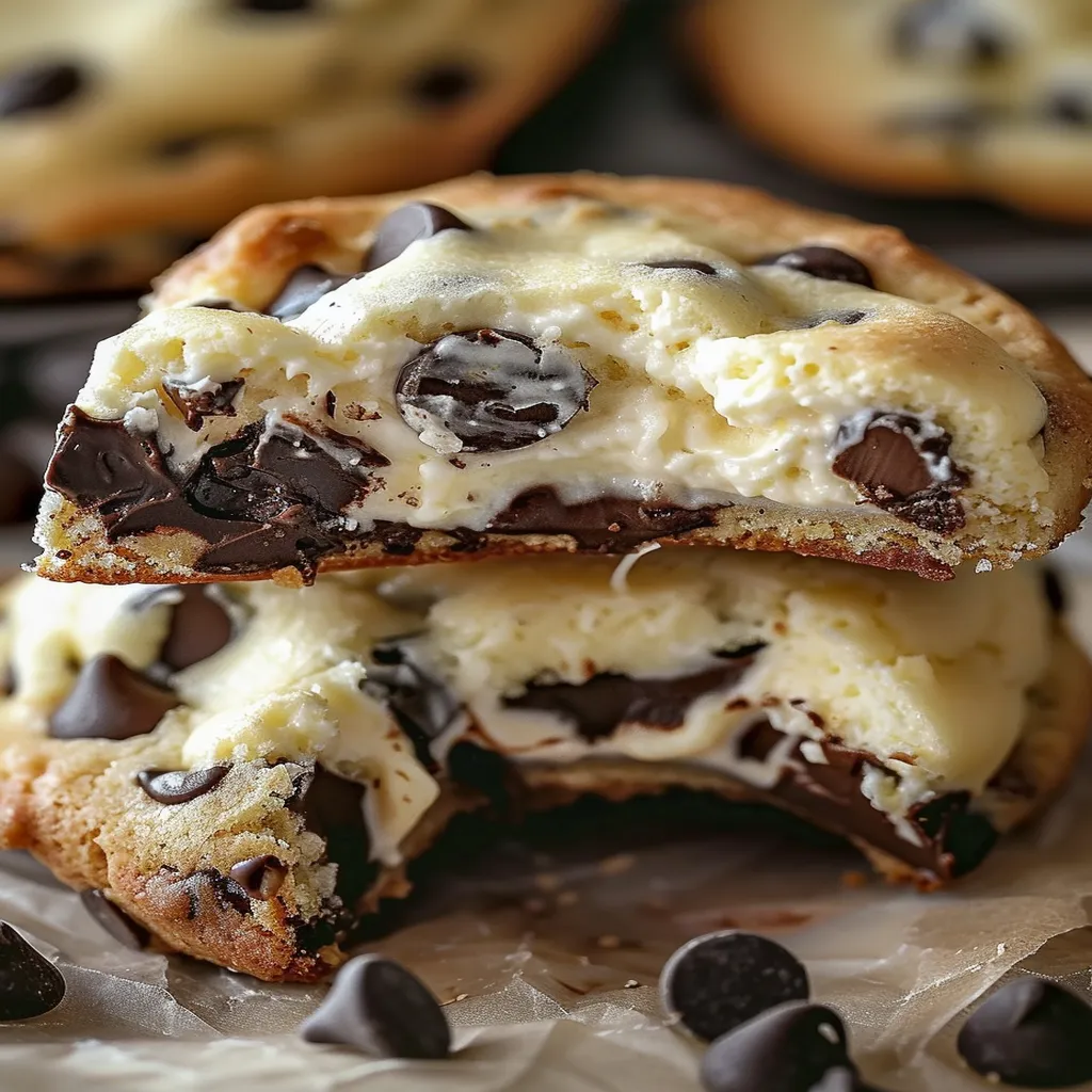 Chocolate Chip Cheesecake Cookies