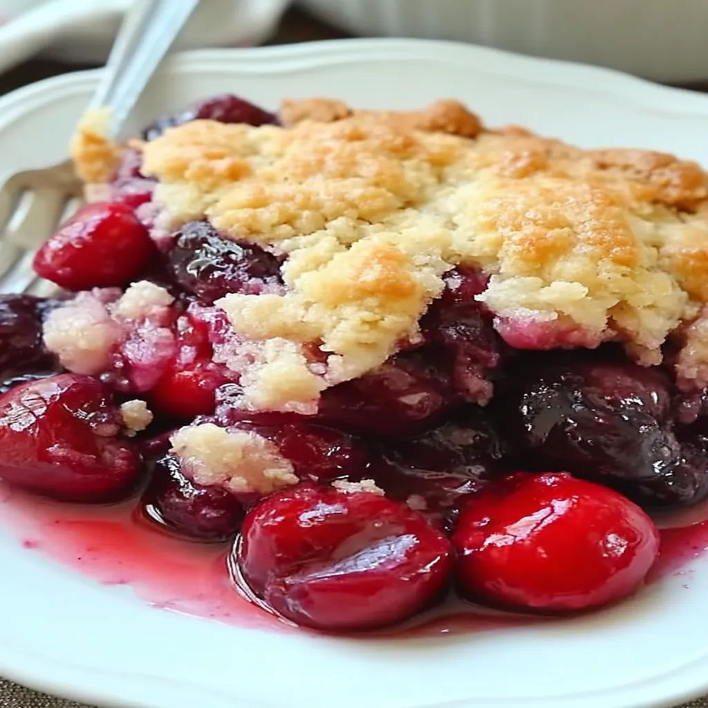 Easy Cherry Crisp Recipe