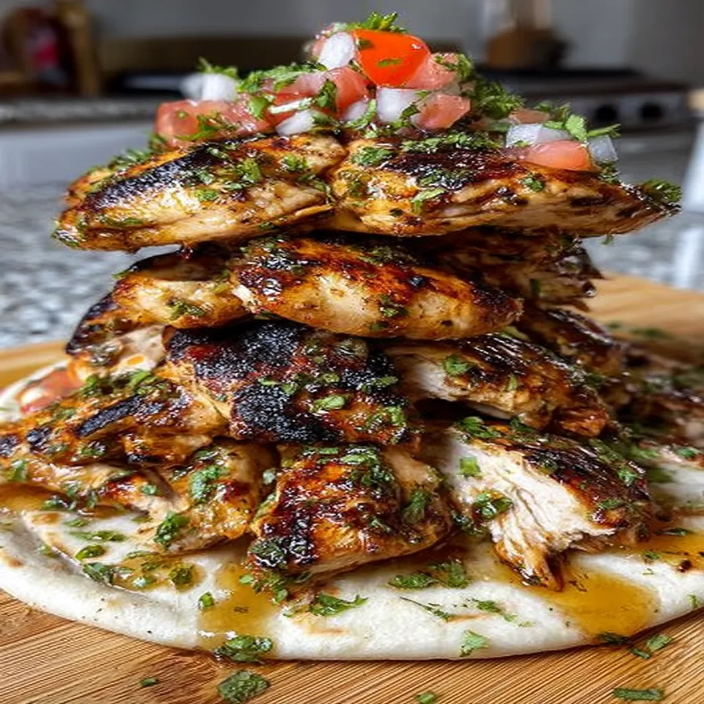 herb-infused, Mediterranean, chicken gyro, flavorful, aromatic, savory, grilled