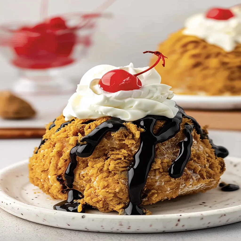 Homemade Fried Ice Cream