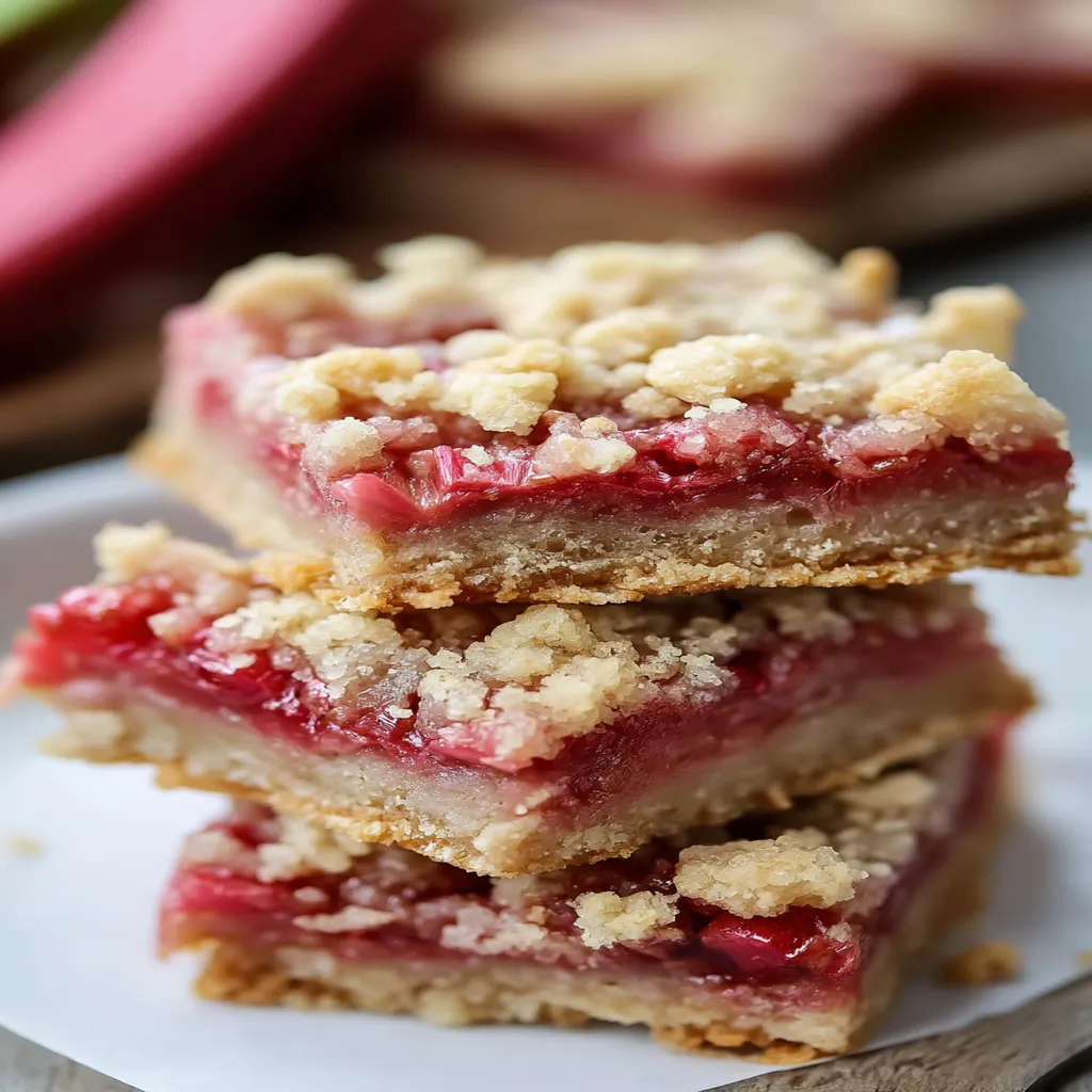 Rhubarb Bars