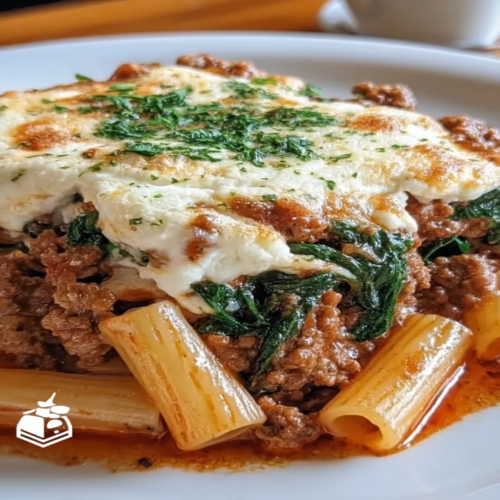 Spinach Beef Casserole Bake