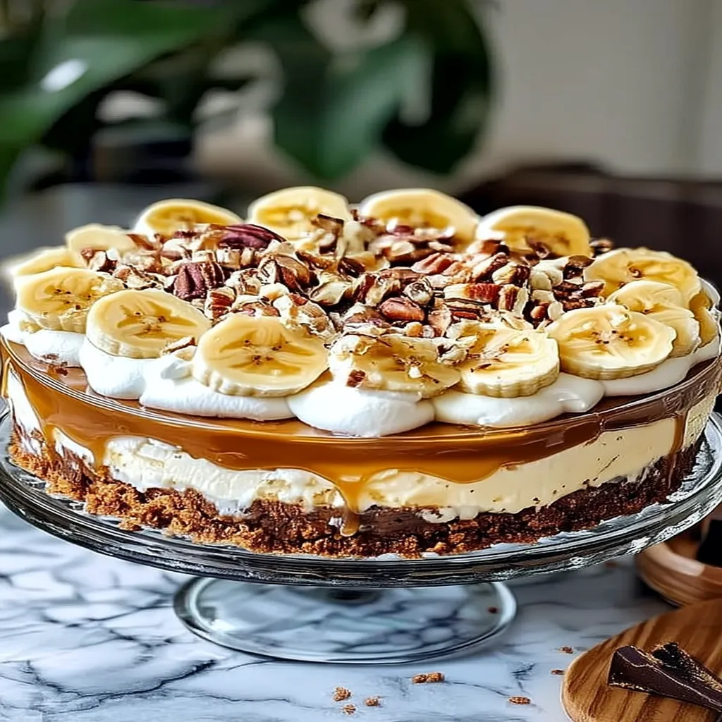 banana caramel nut cheesecake
