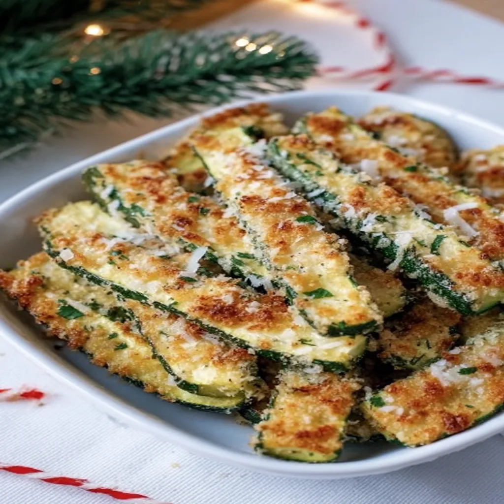 baked parmesan zucchini, crispy, savory, cheesy, delicious, side dish