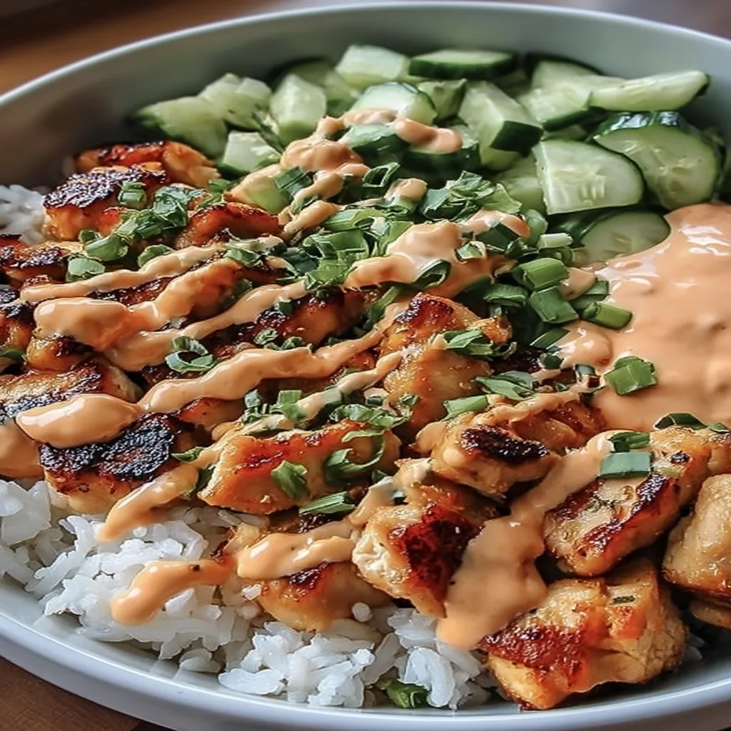 Bang Bang Chicken Bowl recipe step-by-step guide