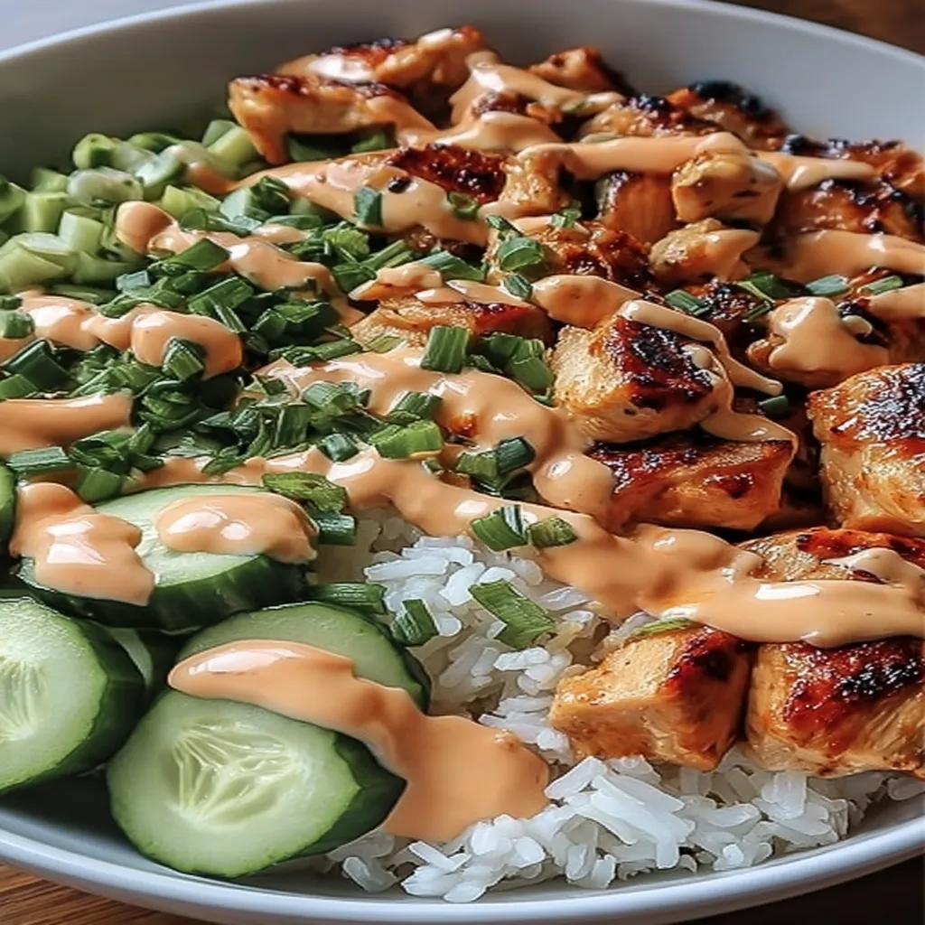 Bang Bang Chicken Bowl recipe step-by-step guide