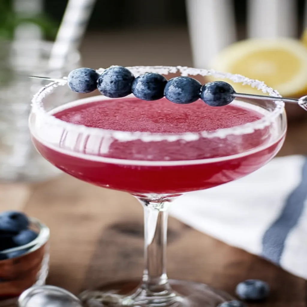 Blueberry Lemon Drop Martini Blueberry Lemon Drop Martini recipe step-by-step guide