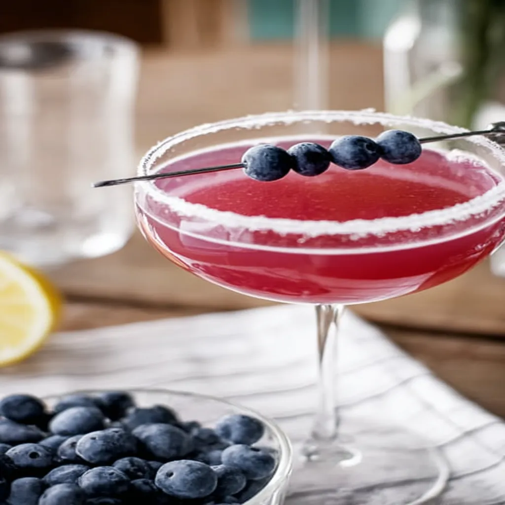 Blueberry Lemon Drop Martini Blueberry Lemon Drop Martini recipe step-by-step guide