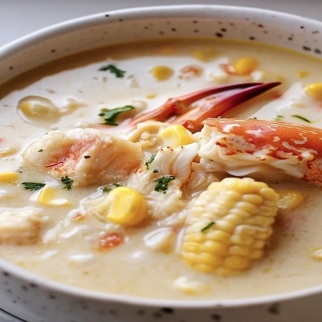 Bobby Flay, Crab & Corn Chowder, savory, creamy, flavorful, delicious