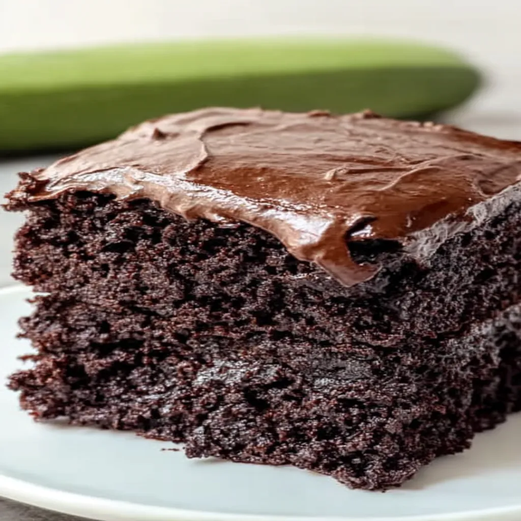 Chocolate Zucchini Brownies  recipe step-by-step guide
