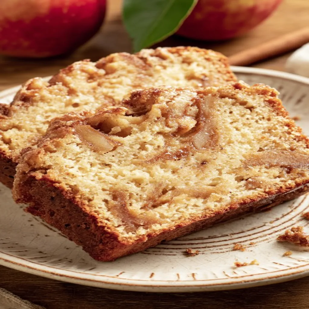 cinnamon apple bread, delicious recipe, moist, aromatic, sweet