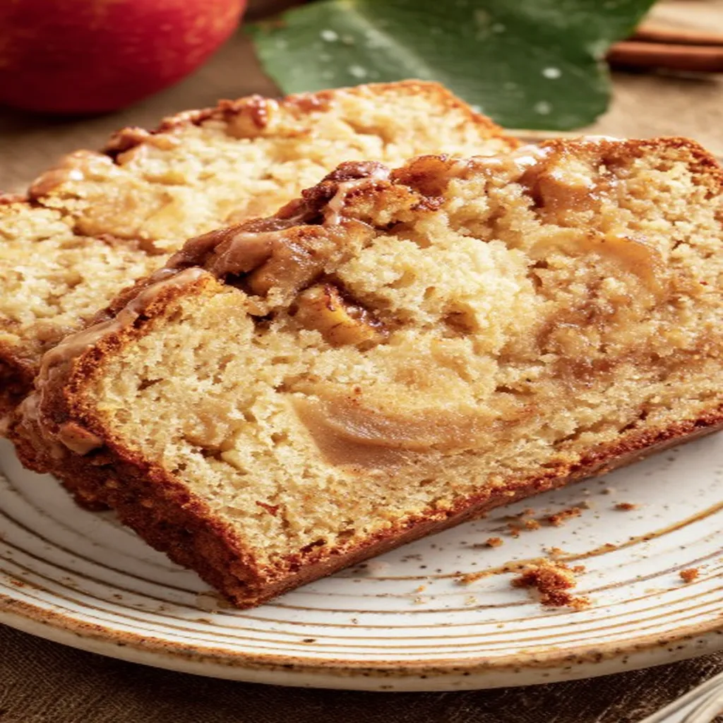 cinnamon apple bread, delicious recipe, moist, aromatic, sweet