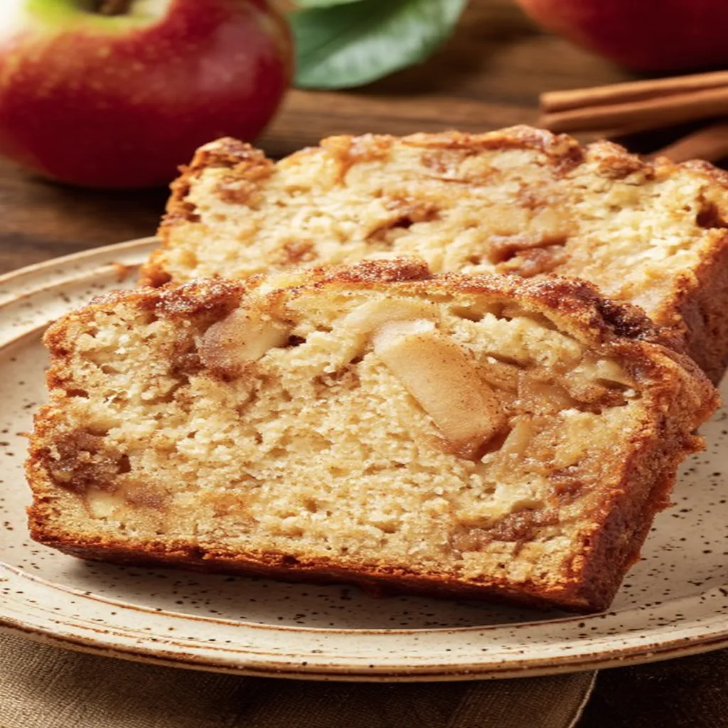 cinnamon apple bread, delicious recipe, moist, aromatic, sweet