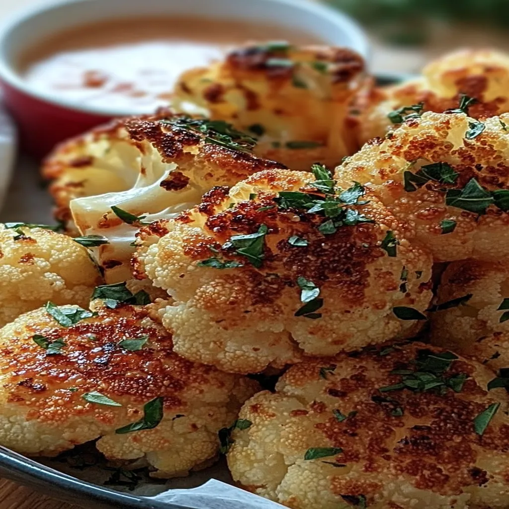 crispy, baked cauliflower, best recipe, savory, golden brown, flavorful, delicious