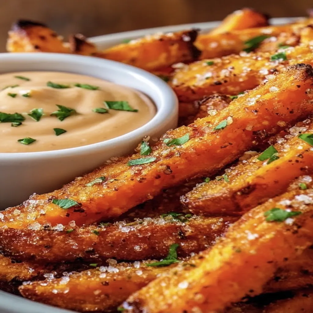 crispy, oven baked, sweet potato fries, golden, flavorful, delicious