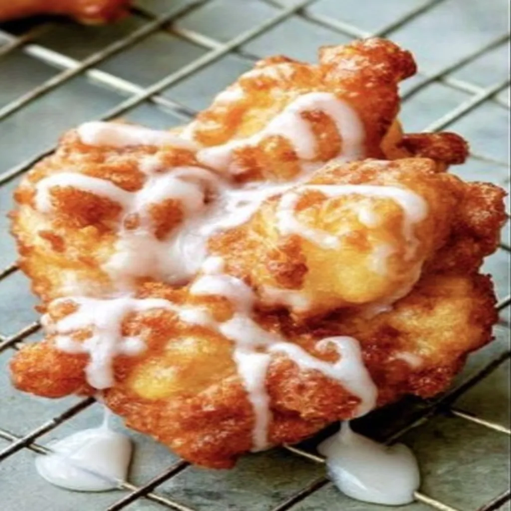 peach fritters, delicious, fresh, golden, crispy, sweet, indulgent