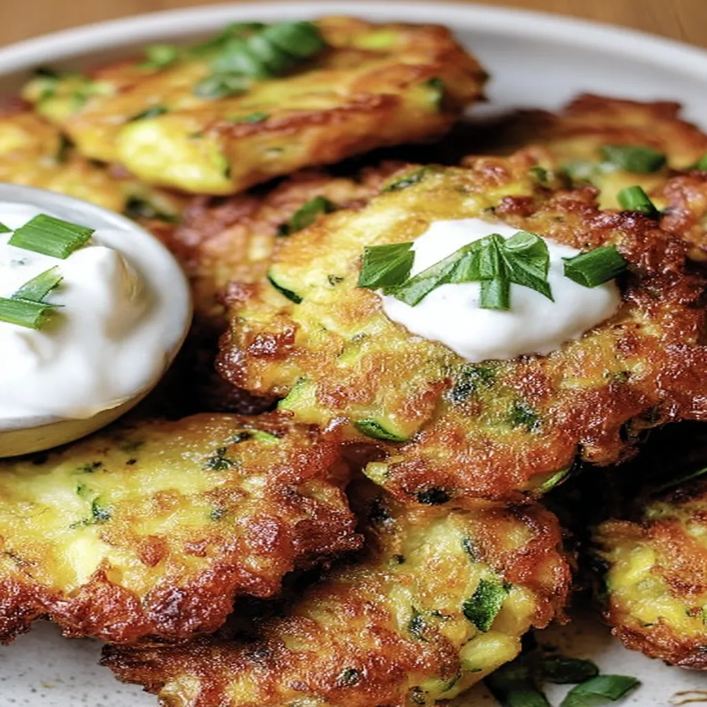 Easy Crispy Zucchini Fritters Recipe recipe step-by-step guide