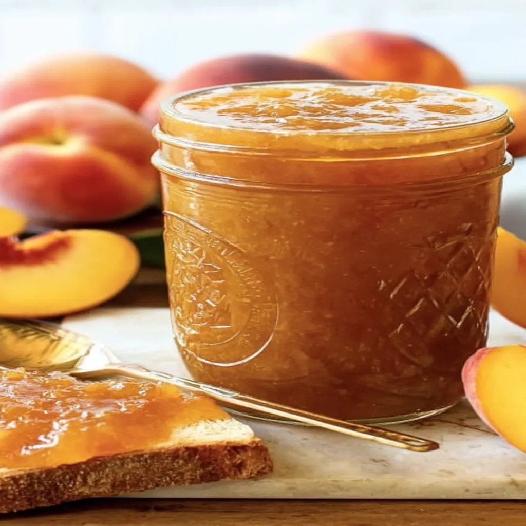 Easy Crockpot Peach Butter Recipe Easy Crockpot Peach Butter Recipe recipe step-by-step guide