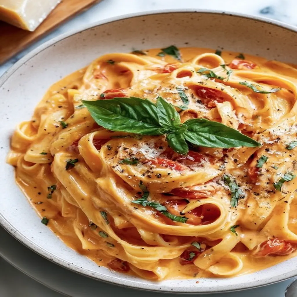 creamy tomato pasta, one pot recipe, rich, savory, satisfying, easy to make