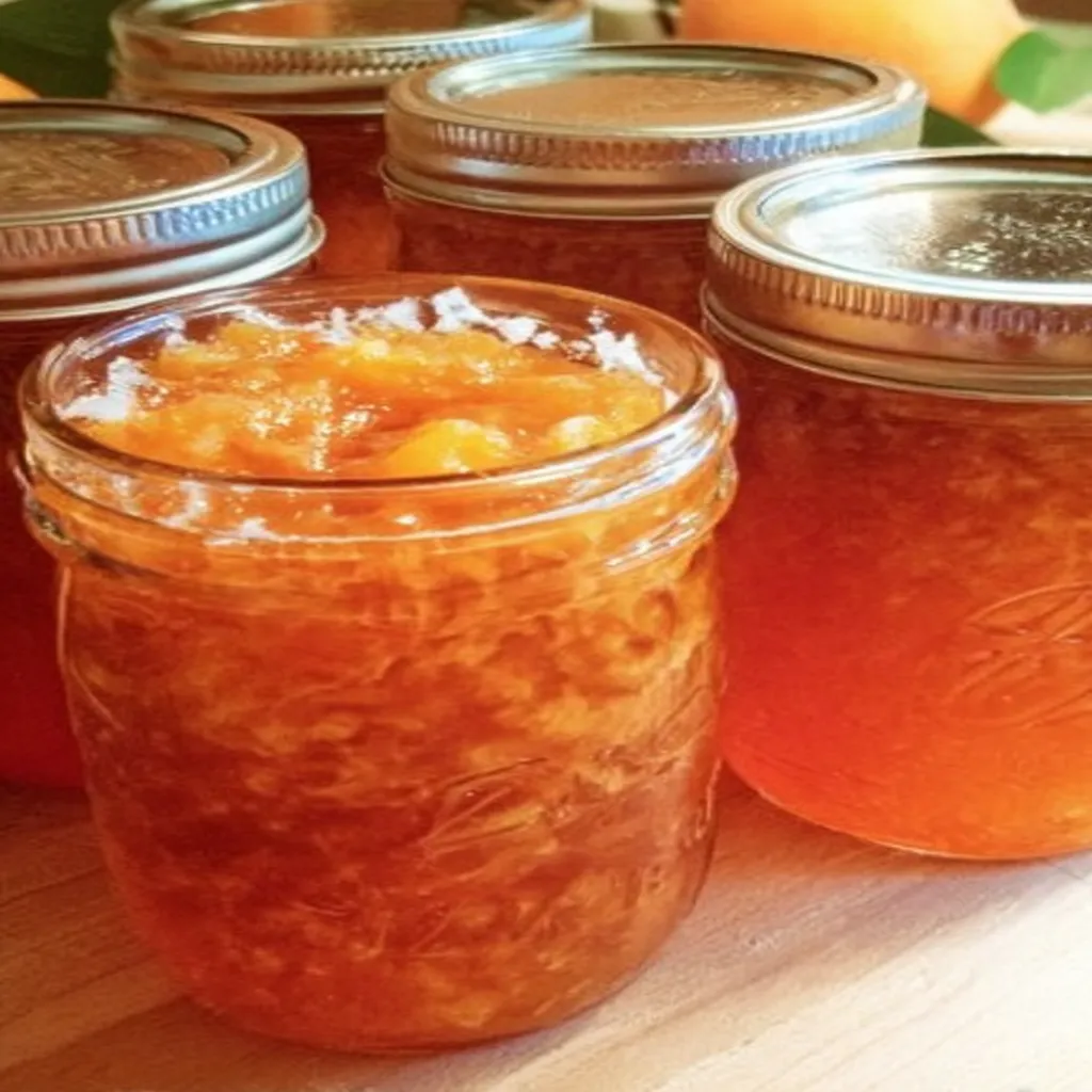 homemade, peach preserves, sweet, fruity, sticky, delicious, spreadable
