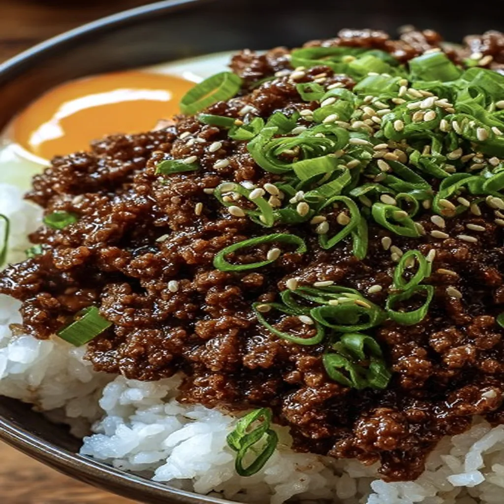 Korean, ground beef, bowl, savory, flavorful, Asian-inspired, delicious