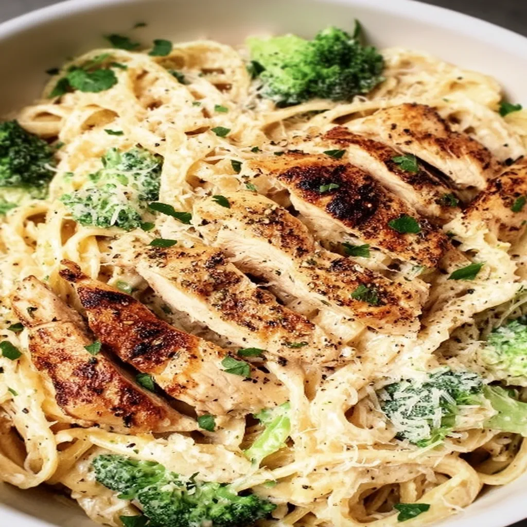 low calorie, chicken alfredo, creamy, savory, indulgent, delicious