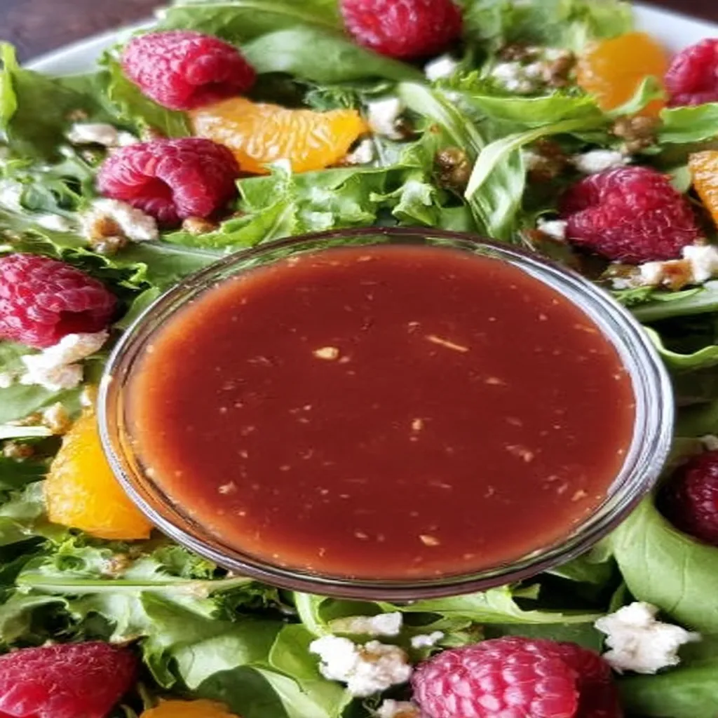 raspberry, balsamic vinaigrette, salad dressing, recipe, flavorful, tangy, vibrant colors