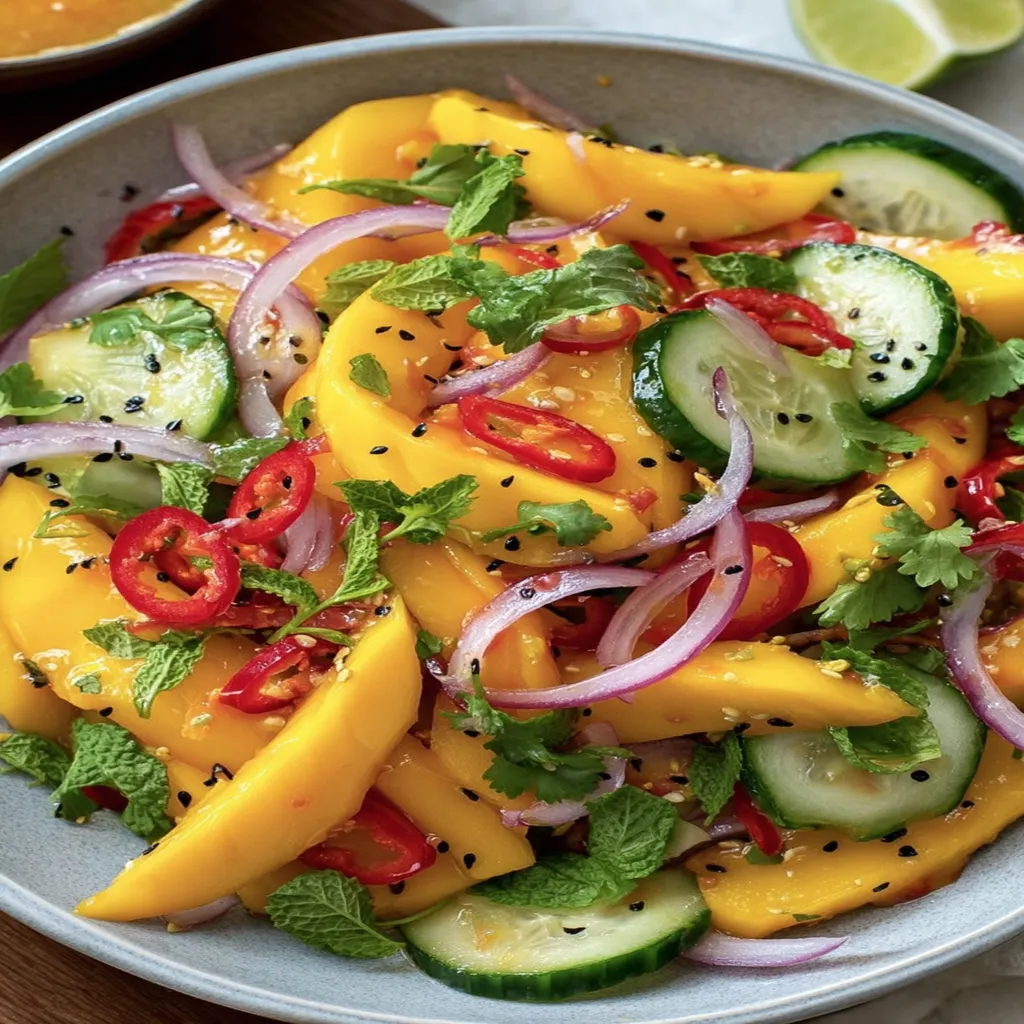 Spicy Thai Mango Salad Spicy Thai Mango Salad recipe step-by-step guide
