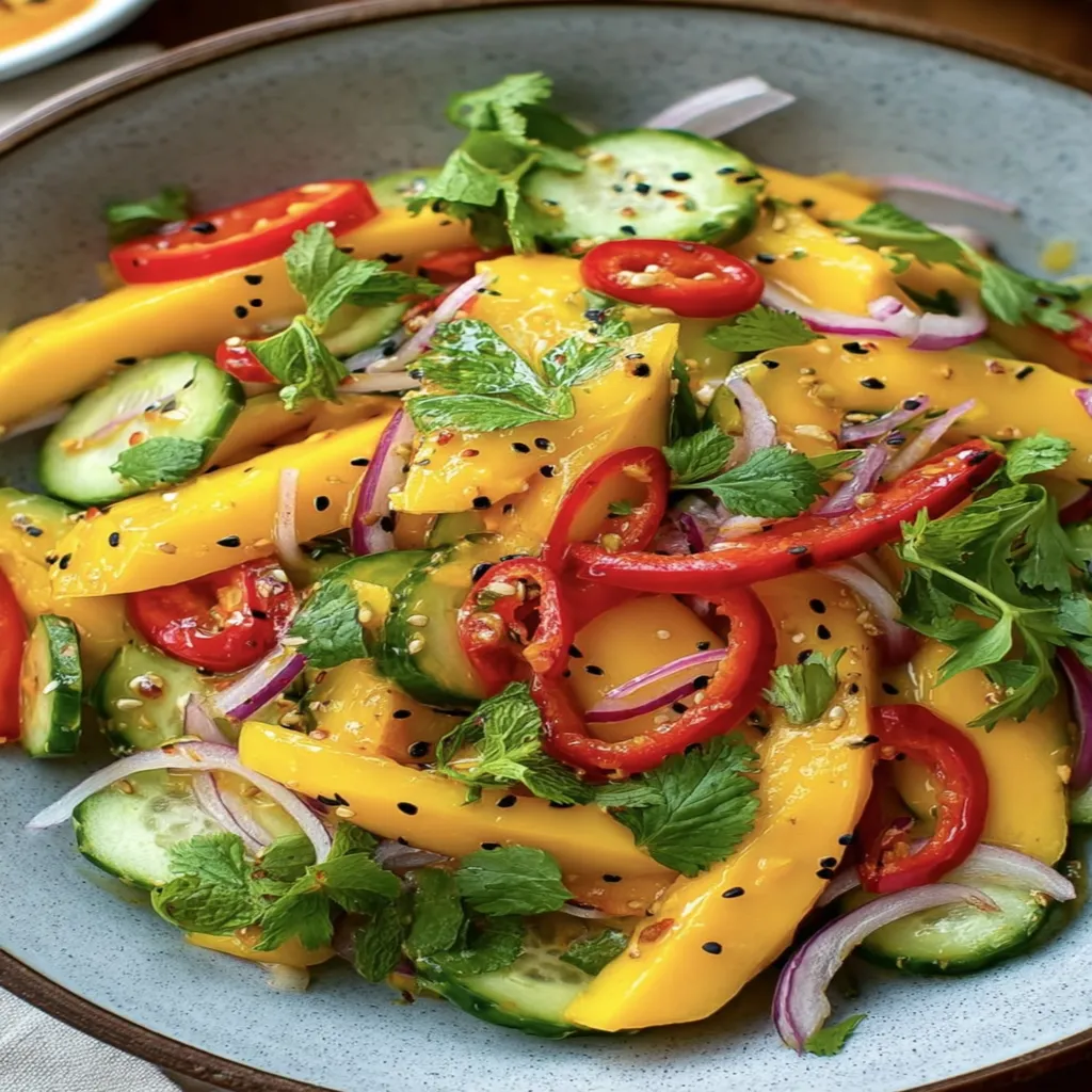 Spicy Thai Mango Salad Spicy Thai Mango Salad recipe step-by-step guide