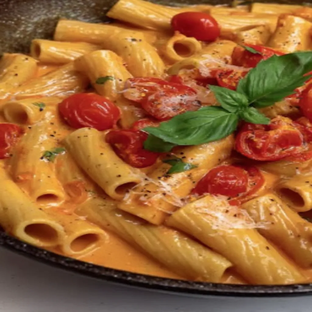 tomato pasta, savory, al dente, flavorful, Italian cuisine