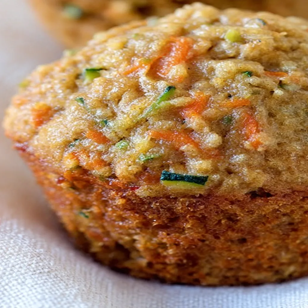 Zucchini Carrot Oatmeal Muffins, nutritious, moist, wholesome, delicious, vegetable-packed, baked goods