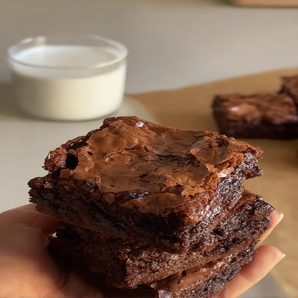 fudgy brown butter brownies, decadent chocolate dessert, rich, moist, indulgent, irresistible flavor