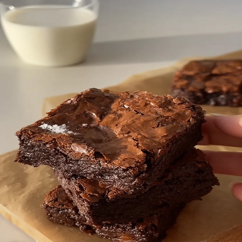 fudgy brown butter brownies, decadent chocolate dessert, rich, moist, indulgent, irresistible flavor