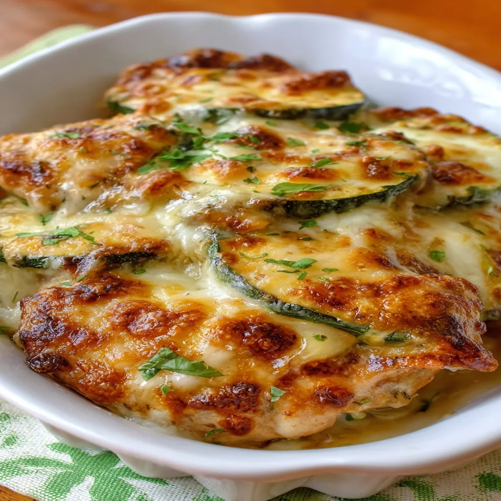 Baked Chicken and Zucchini Casserole Baked Chicken and Zucchini Casserole recipe step-by-step guide