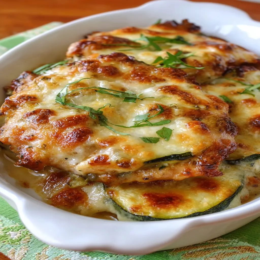 Baked Chicken and Zucchini Casserole Baked Chicken and Zucchini Casserole recipe step-by-step guide