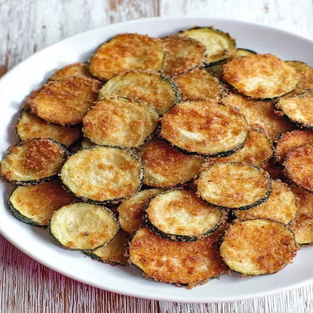 baked zucchini chips, crispy, savory, healthy snack, oven-baked, flavorful, crunchy texture