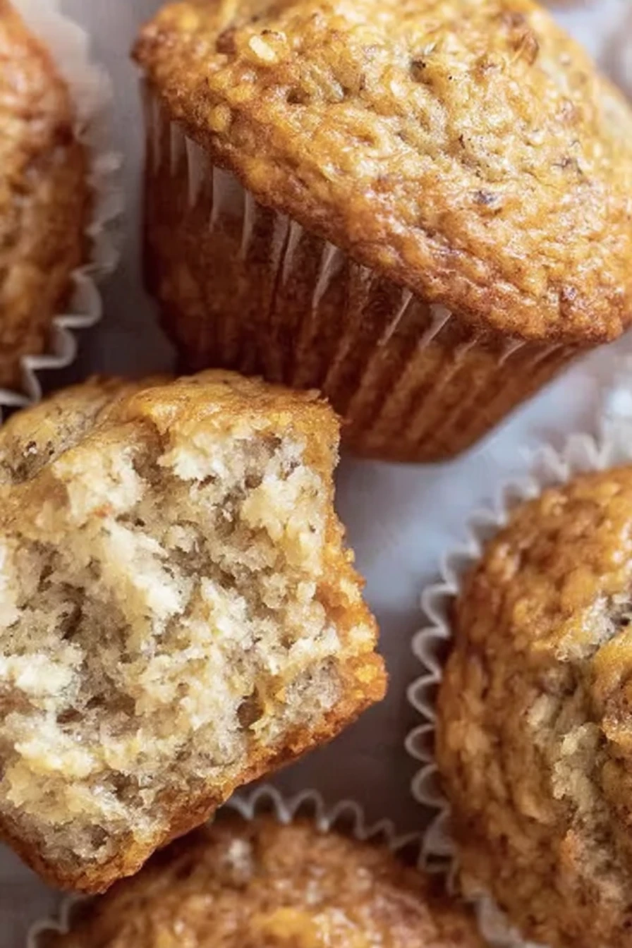 banana muffins, moist, delicious, golden brown, breakfast, baked goods