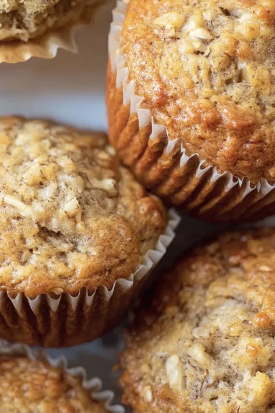 banana muffins, delicious, moist, golden brown, irresistible, sweet and satisfying