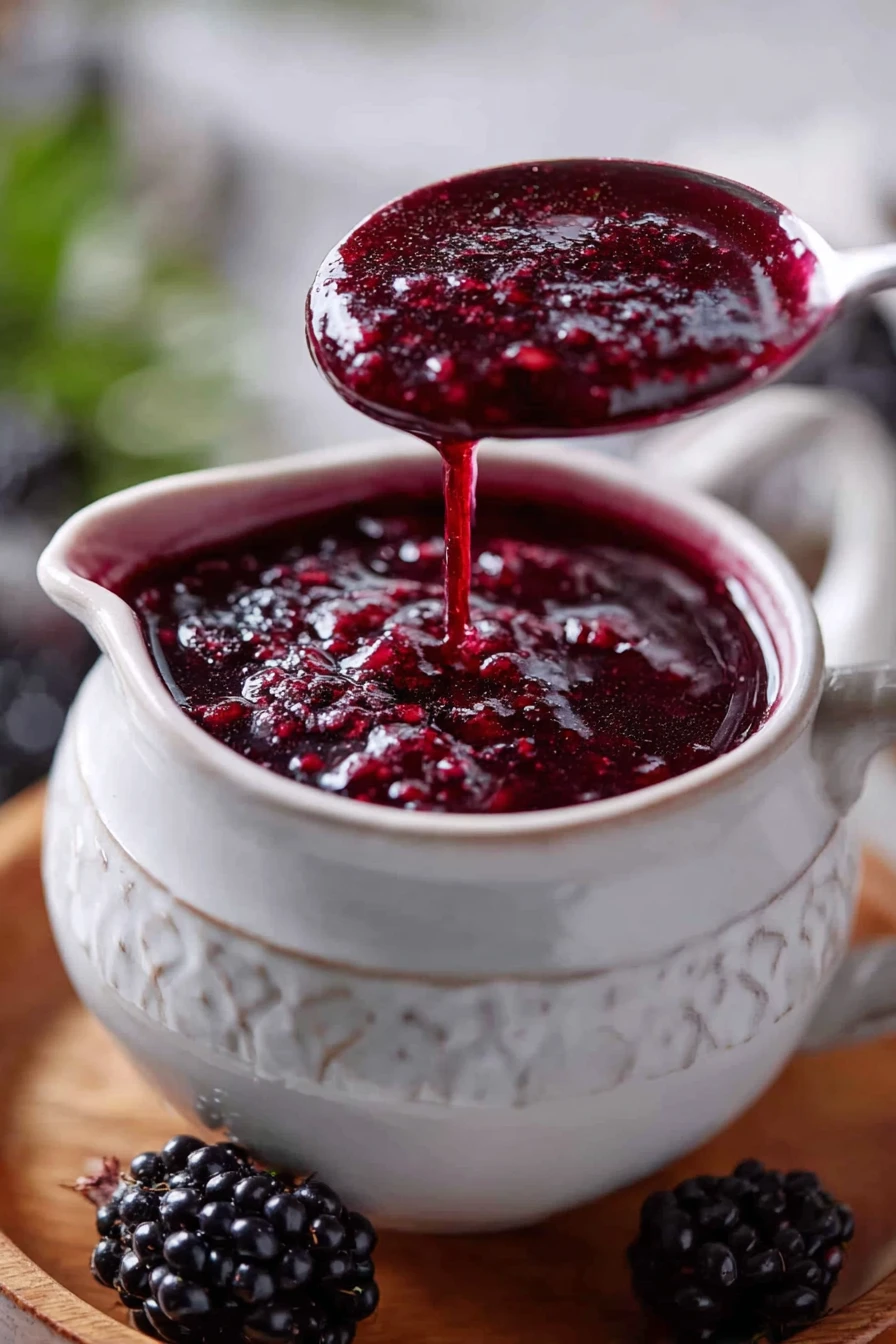blackberry syrup, pancakes, sweet, drizzle, breakfast, delicious