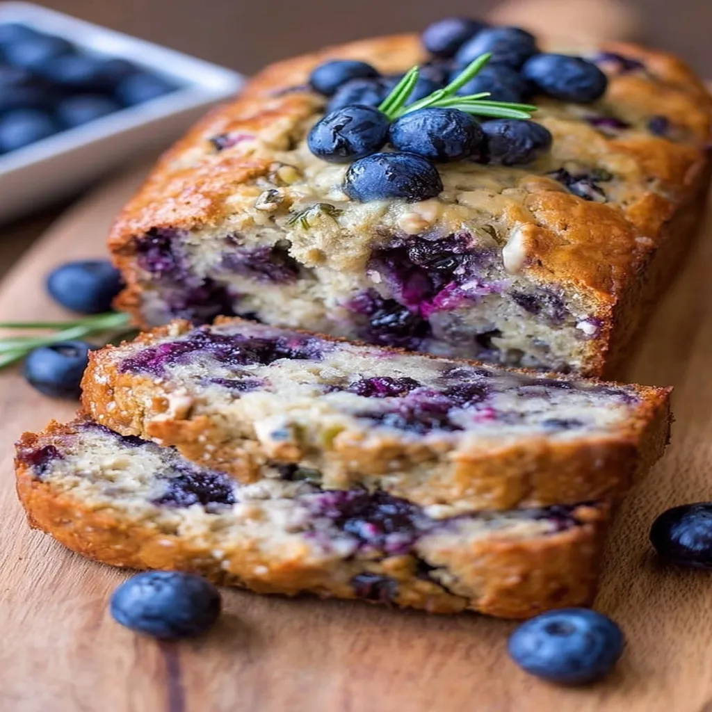 Blueberry, banana, zucchini bread, moist, flavorful, delicious, homemade