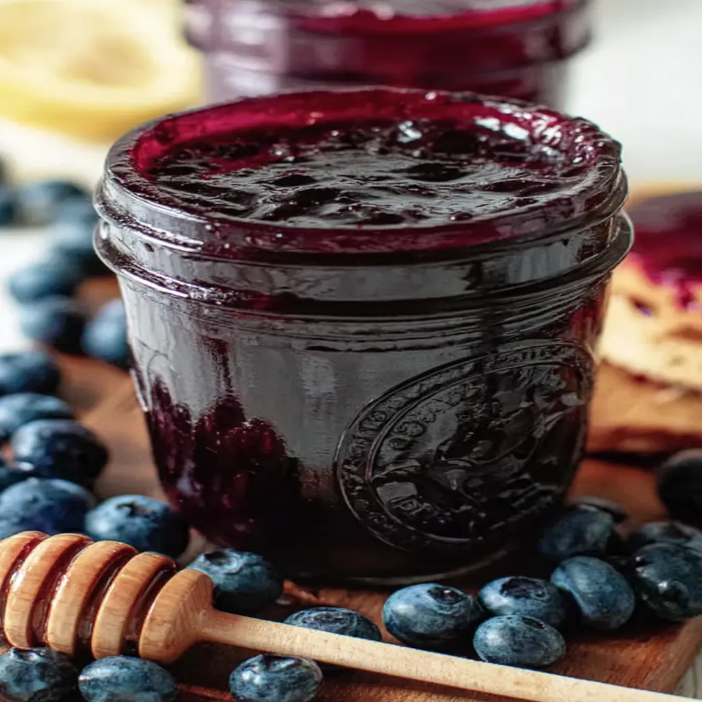 blueberry jam, vanilla swirl, sweet, fruity, aromatic, delicious, spreadable