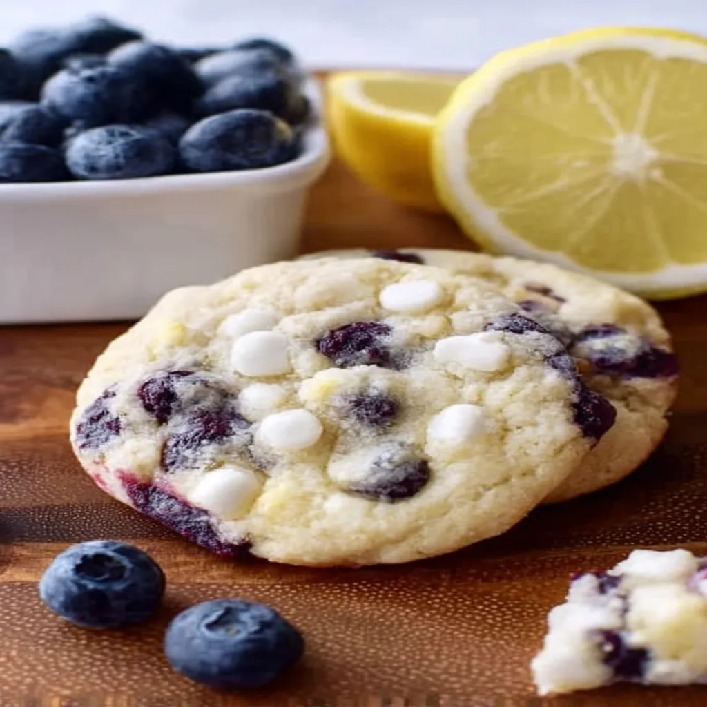 blueberry lemon cookies, citrusy, refreshing, sweet, tangy, delicious, homemade