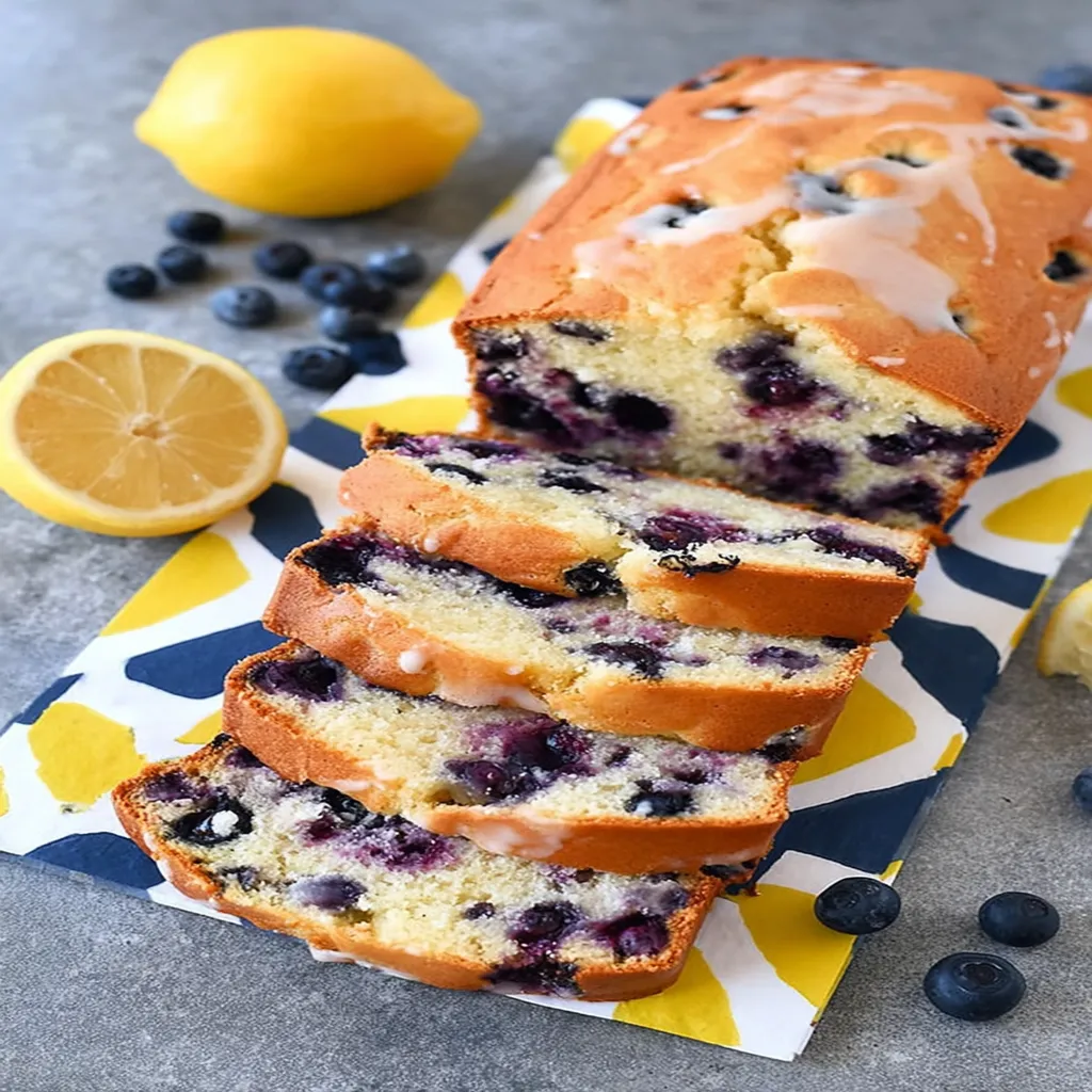 Blueberry Lemon Pound Cake Loaf recipe step-by-step guide