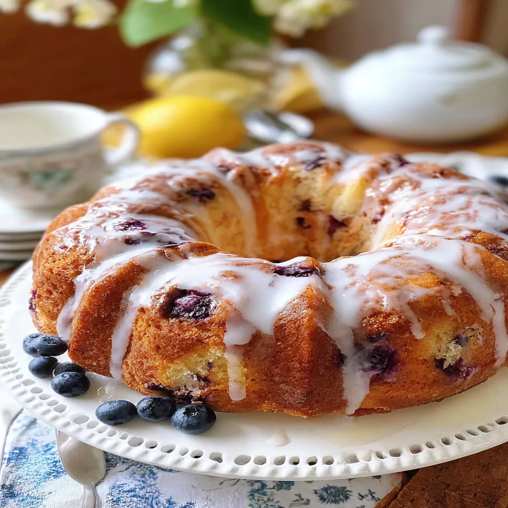 blueberry sour cream bundt cake, moist, decadent, sweet, tangy, delicious