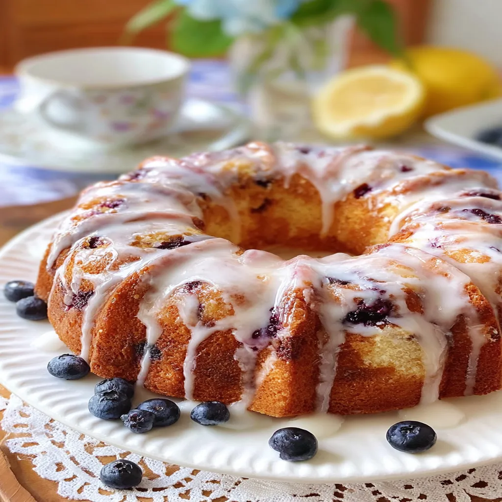 blueberry sour cream bundt cake, moist, decadent, sweet, tangy, delicious