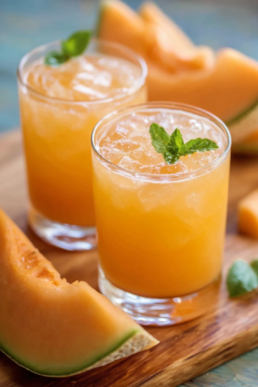 cantaloupe agua de melon, refreshing, sweet, tropical, thirst-quenching, fruity, summer drink