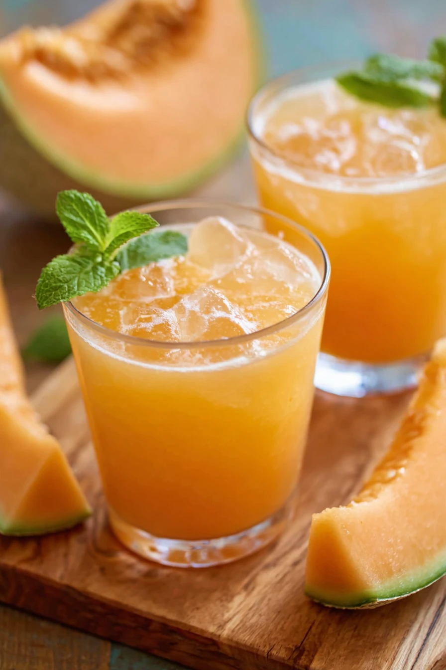 Cantaloupe Agua de Melon recipe step-by-step guide